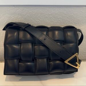 Bottega Veneta Padded Cassette Small Black Quilted Crossbody Bag